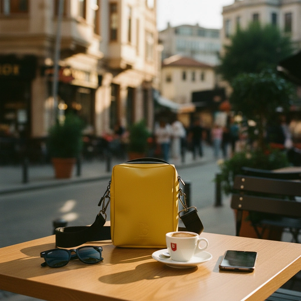 Mustard Hardal Dock Structured Sırt Çantası Çok Renkli