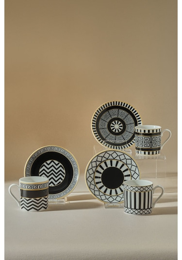 Karaca  Helenistik 6 Kişilik Kahve Fincanı 80 ml