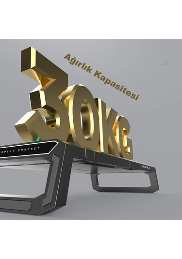 Techtic Bilgisayar Monitör Yükseltici Laptop Sehpası Rgb 4 Usb