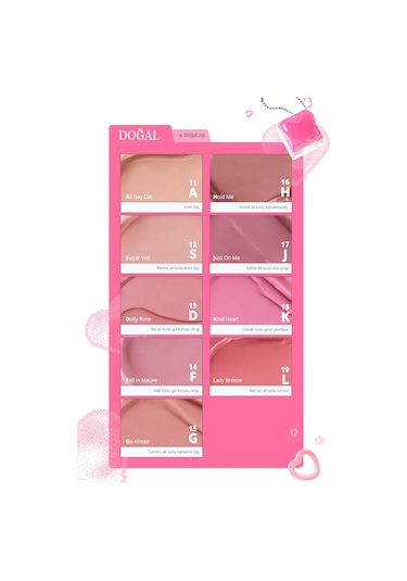 Ciltte Kremden Pudra Dokuya Dönüşen Allık Perıpera Tok Blush Keycap 25 Nectar Flush