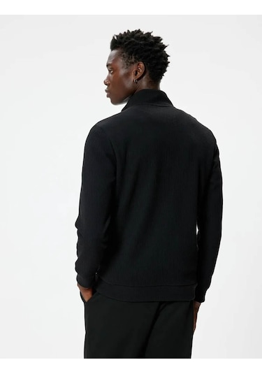 Koton Erkek Sweatshirt Siyah 5wam70041mk 25ky59000123 Y5901 Siyah