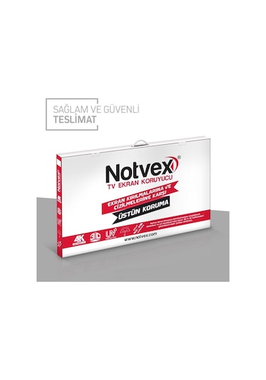 Notvex 75 İnç 190 Ekran Tv Ekran Koruyucu / 3 MM Kalınlık