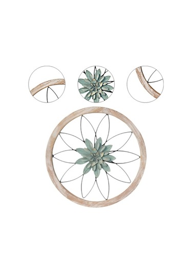 Pazly Yeşil Suntek Sanatı Metal Duvar Dekoru Dekorasyonu Çiçek Asma Mt