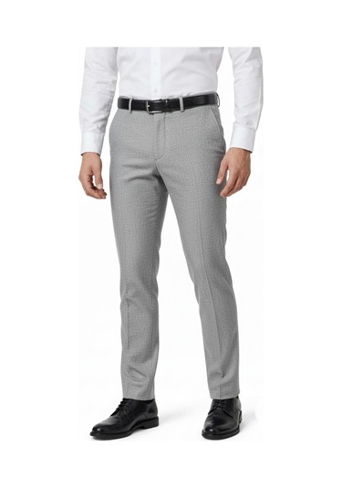 Erkek Regular Fit Kumaş Pantolon Likra Kumaş Bgl-st05032 Gri