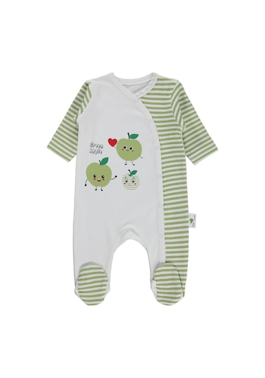 Nova Baby Yeşil Elma Kokulu Oval Tulum - Ekru
