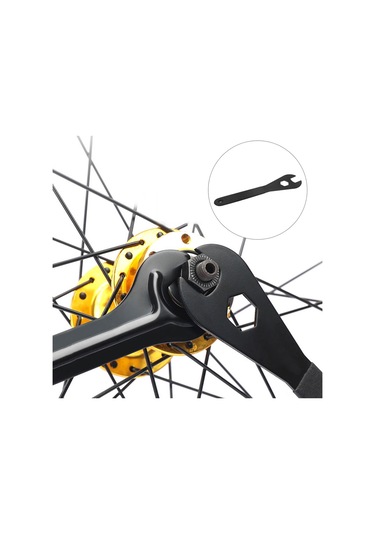 Fosenze Bisiklet Jant Anahtarı - Yüksek Karbon Çelik, 19mm Açık Uç, Islak El Kayması Önleyici, Bakım Ve Tamir Aracı