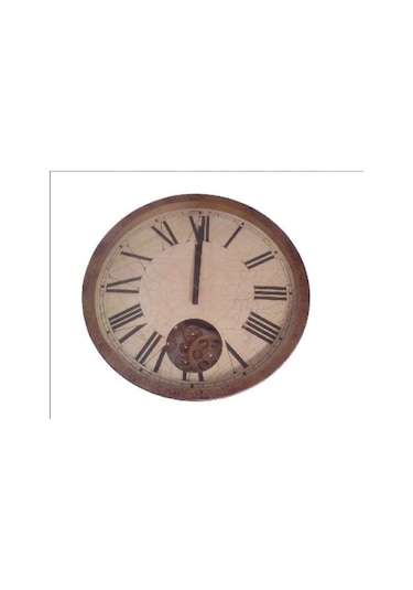 HEDİYELİK › KARIŞIK › Çark SaatlerMKC Duvar Saati-39*39*7 CM Çok Renkli