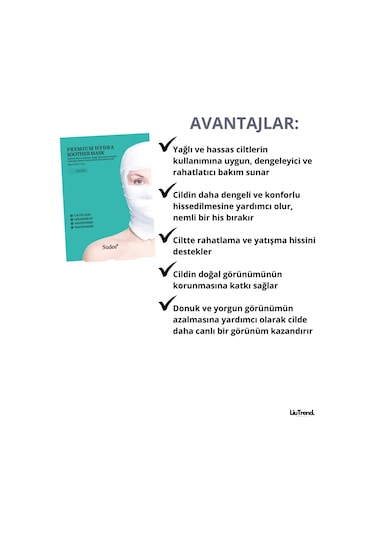 Sudee Premium Hydra Soother Mask 30 Ml Yorgun Ciltler İçin Rahatlatıcı Maske