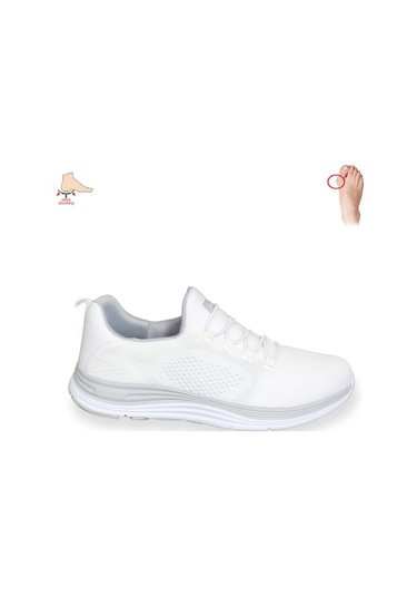 Konfores 1581-28064 Anatomik Tabanlı Yürüyüş & Koşu Ayakkabıs BEYAZ Beyaz