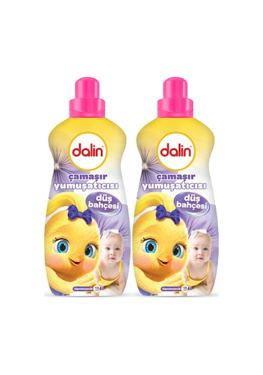 Dalin Çamaşır Yumuşatıcı Konsantre 1500ml Düş Bahçesi 2 Li Set 2'li Set