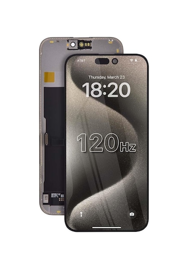 Apple Uyumlu iPhone 15 Pro Max Soft-oled 120hz Ekran