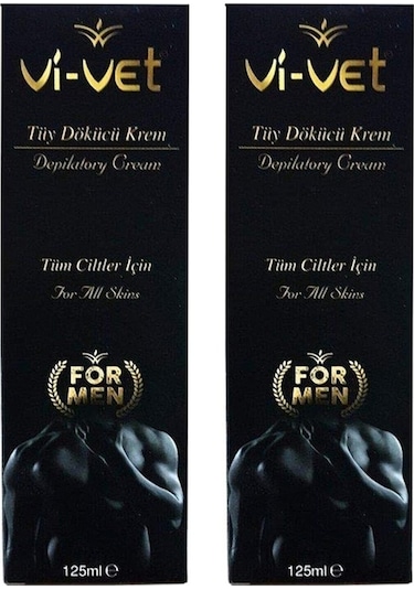 Vi-Vet For Men Erkek Tüy Dökücü Krem 125 ML x 2