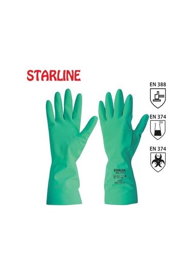 Kimyasal Nitril Eldiven Straline Stl-1513-9-9,5 (Large Beden)