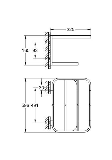 Grohe Selection Banyo Havluluğu - 41066000 Gümüş