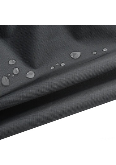 Vkemall Siyah 173x76x51cm Dış Mekan Depolama Çantası - Su Geçirmez 210d Oxford Kumaş, Uv Koruma Ve Taşıma Kolu