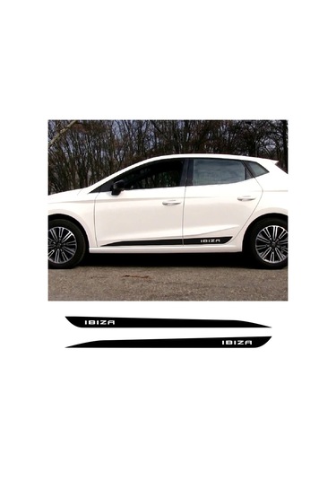 Seat Ibıza Yan Kapı Şerit Sticker Etiket Modeli 2