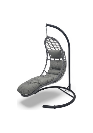 Wellagarden Palmira Tekli Salıncak Gri Gri