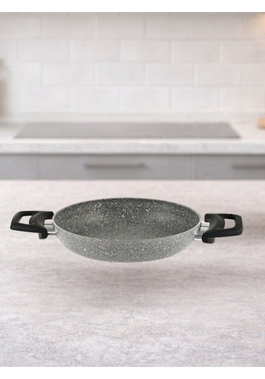 Diez 18 Cm Granit Ezme Sahan Gri Yanmaz Yapışmaz