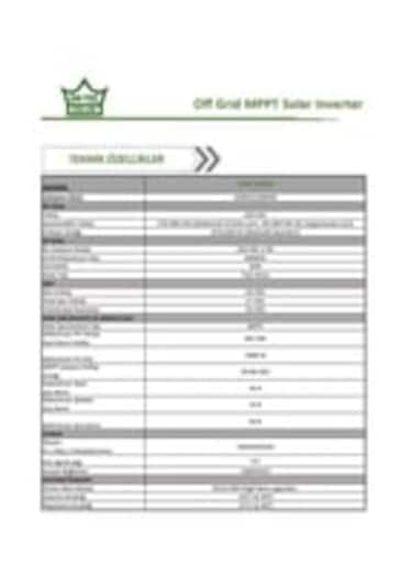 Ortec Solar 24v 3kw Mppt Akıllı İnverter