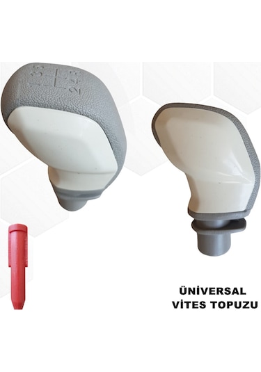 Vites Topuzu Kaliteli 5 Ileri Mandalsız Koyu Bej - Açık Bej Point (551878560)