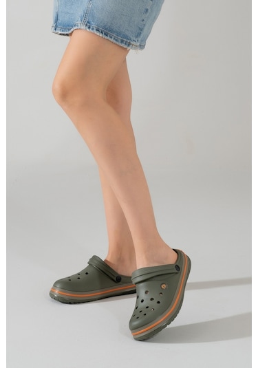 Carlaverde Doktor Hemşire Aşcı Havuz Günlük Comfort Terlik 5001 Hakı Haki