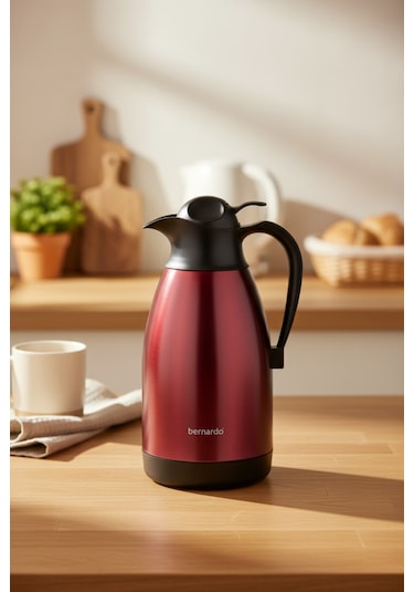 Bernardo Grandio Çelik Termos Bordo 2 Litre Bordo