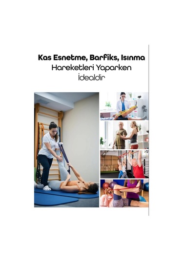 25 Kg Siyah Barfiks Direnç Bandı Sert Gym Kas Geliştirme Pilates Fitness Antrenman Lastiği Siyah