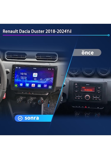 Renault Dacia Duster 2018-2024yıl Android 1gb Ram 16gb Multimedya