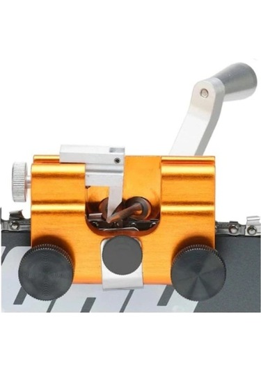 Pazly Pratik Testere Zinciri Bileyici - Alüminyum Alaşımlı Taşınabilir Bileme Seti, Hızlı & Hassas