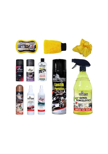 Lastik Par. Klima Genel Temizleyici Parfüm Sünger Eldiven Ebrayn