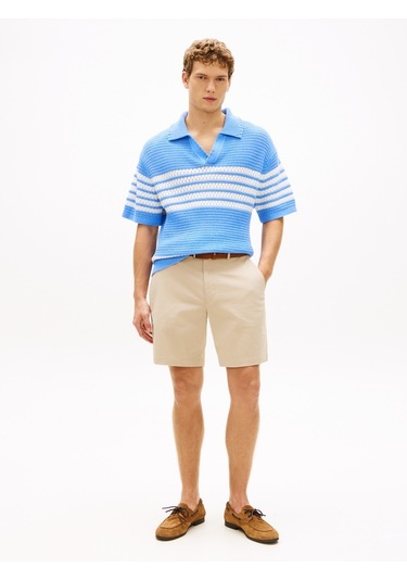 Tommy Hilfiger Dover 8 Inc Ess Twıll Short Erkek Yeşil Şort - Mw0mw42352
