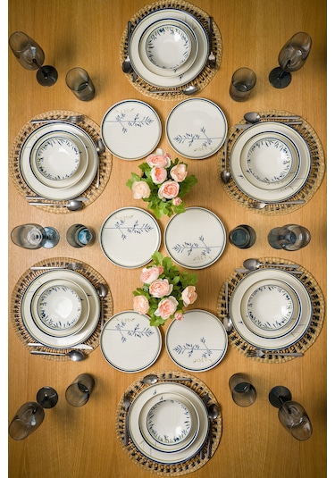 Chichi Home Ramo 6 Kişilik 24 Parça Porselen Yemek Takımı