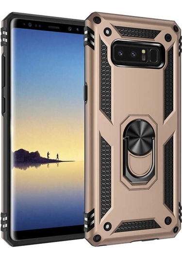 Galaxy Note 8 Kılıf Zore Vega Kapak Gold