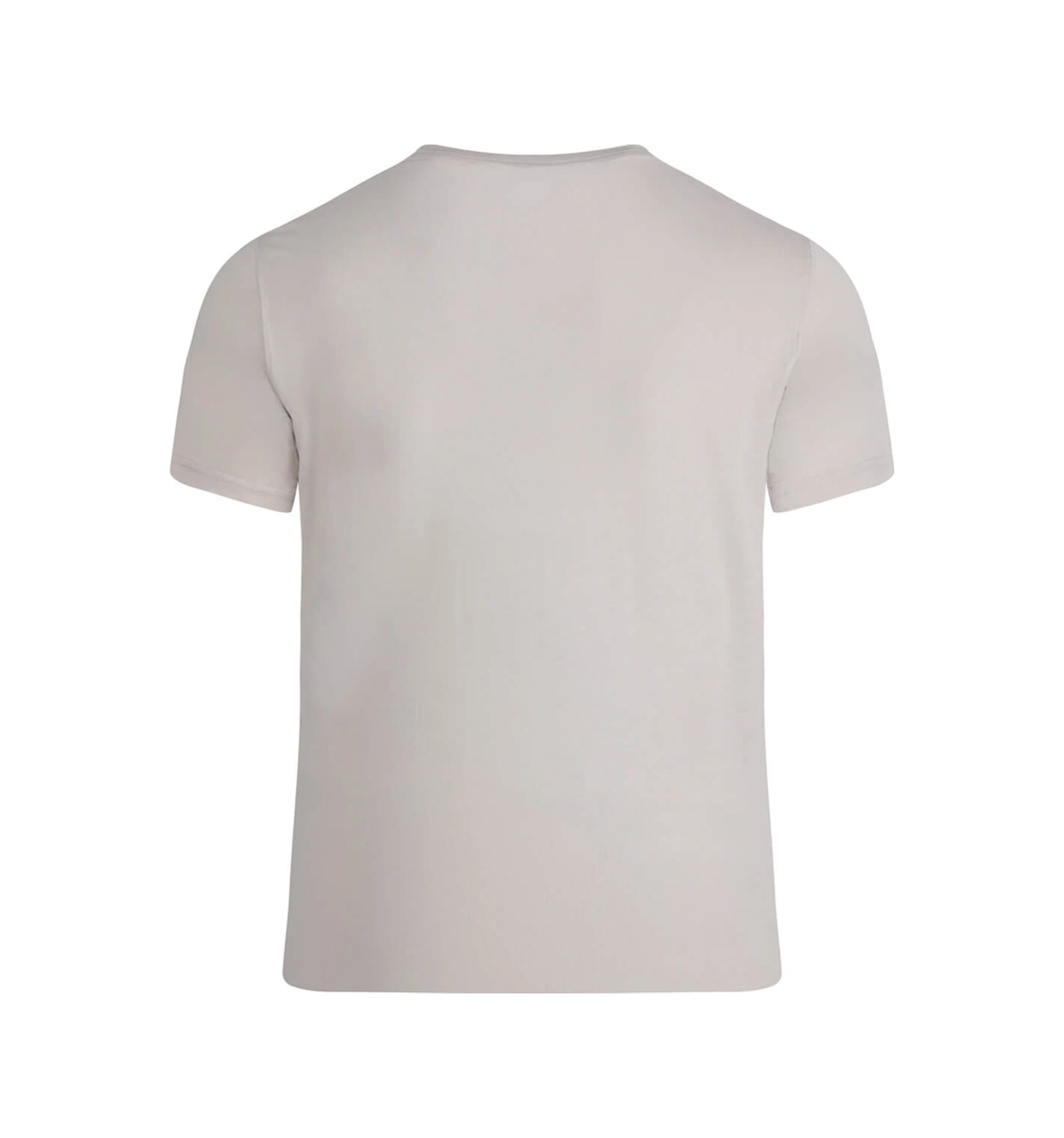 Ekru Regular Fit Bisiklet Yaka Tişört 453419