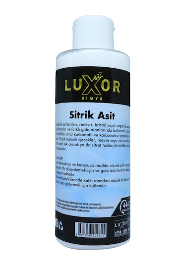 Luxor Kimya Sitrik Asit 200 gr