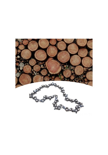 Teltree 10 İnç Rehber Plaka İçin Elektrikli Zincir Testere Zinciri - 65 Mangan Çelik - 8 M/s Hızlı Kesim