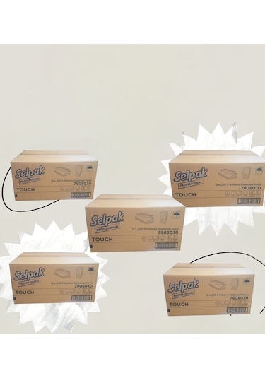 Selpak Profossıonal Touch Dispenser Z Katlama Havlu 200 X 60