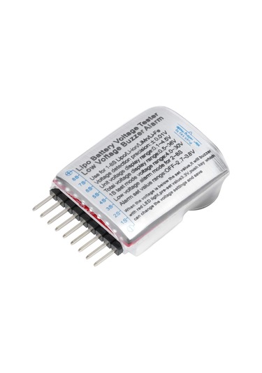 6 Adet Düşük Voltajlı Alarm Alarmı, Lipo Warner, 1s-8s Lipo Pil