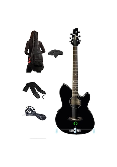 Ibanez Tcy10E-Bk Elektro Akustik Gitar Set