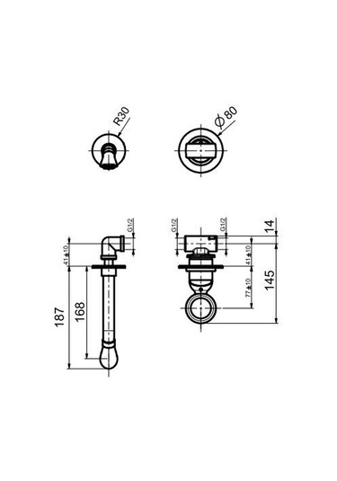 İtalyan Webert Opera Ankastre Lavabo Bataryası Krom Oa830606015