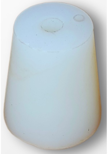 Silikon İki Delikli Sifonlama Tıpası - Damacanaya Uygun, Kokusuz, Gıda İle Temasa Uygun