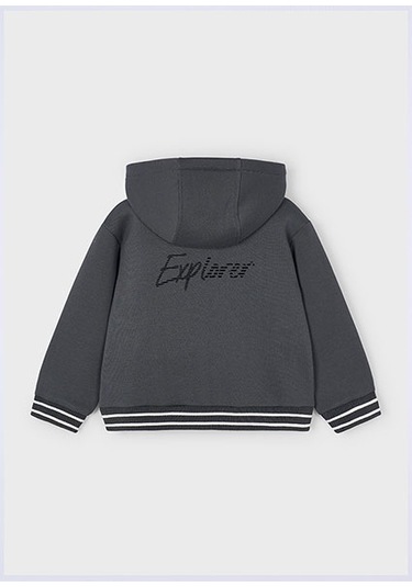 Mayoral Gri Erkek Çocuk Fermuarlı Sweatshirt 4427 Gri