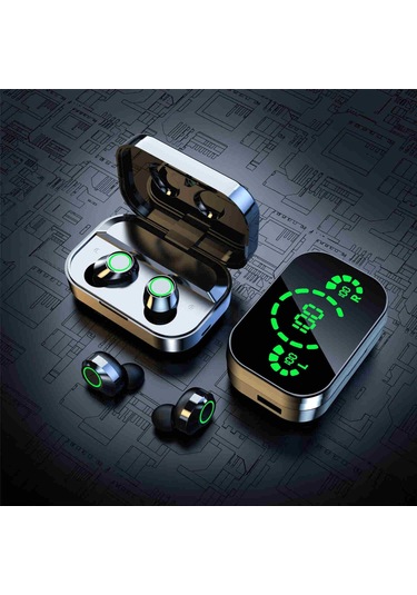 Hombey Yd03 Tws Bluetooth Kulaklık: Yüksek Kaliteli Ses, Mikrofonlu, Büyük Kapasiteli Şarj Kutusu Ve Led Sayısal Göstergeli
