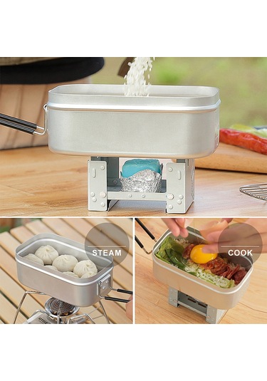 Vkemall Alkol Sobası Adası Alkol Sobası Paketi Ff05 Gümüş