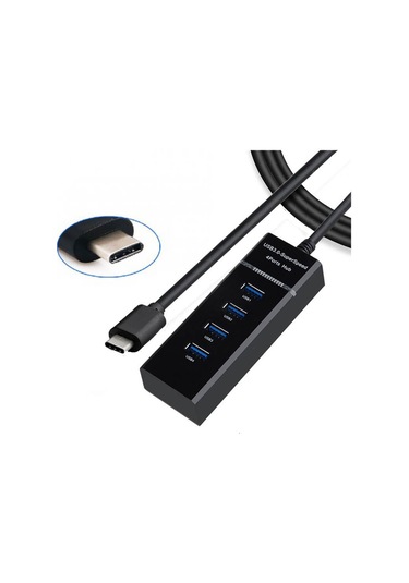 Usb Type C To 4 Port Usb 3.0 Çevirici Hub Çoklayıcı Type C