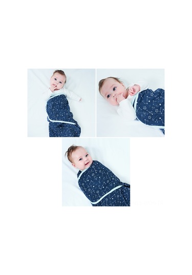 Neevoyu Yeni Doğan Bebek Kumaş Sarık Battaniyesi - 3'lü Paket Yumuşak Pamuklu, Nem Geçirgen, Yıkama Uygun Bulut Desenli 70x58 Cm Çok Renkli