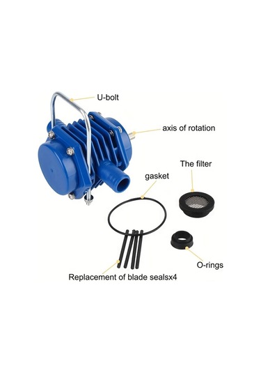 Motion003 1pc Heavy Duty Kendinden Emişli Santrifüj Su Pompası Matkapla Çalışan Paslanmaz