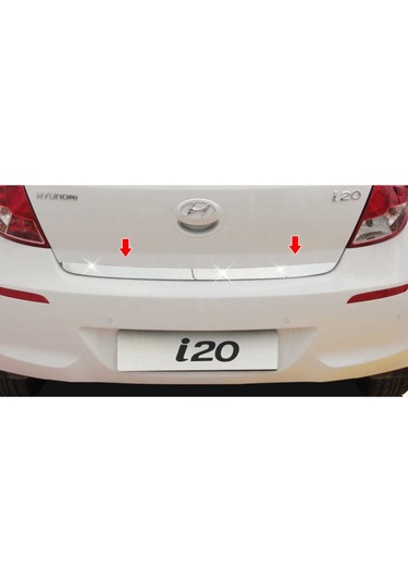 Hyundai İ20 Formlu Krom Bagaj Alt Çıtası 2008-2012 N11.11567