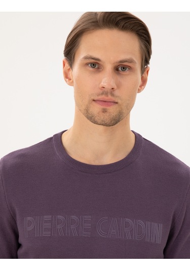 Pierre Cardin Erkek Mor Kazak /triko 50296419-vr038 Mor