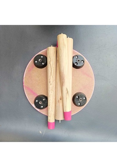 Na Neşeli Ahşap Ahşap Çocuk Taburesi. Çocuk Sandalyesi. Çalışma Masası .renkli Çocuk Odası Sehpa Çiçeklik Ev Dekoru Fuşya